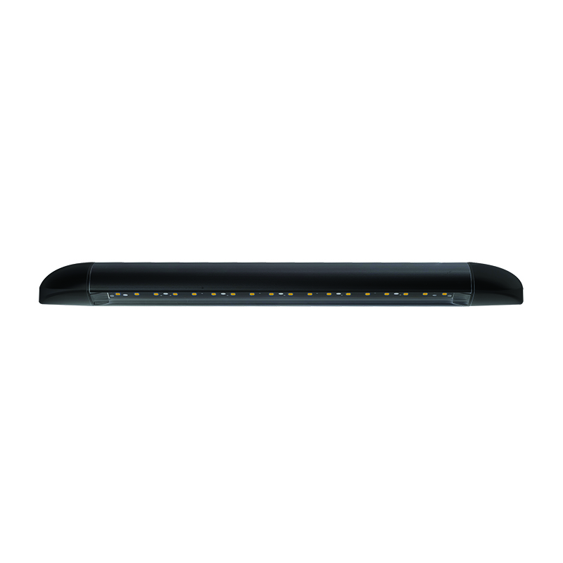 LED lavprofil scene og markise lampe sort 12V - 260mm