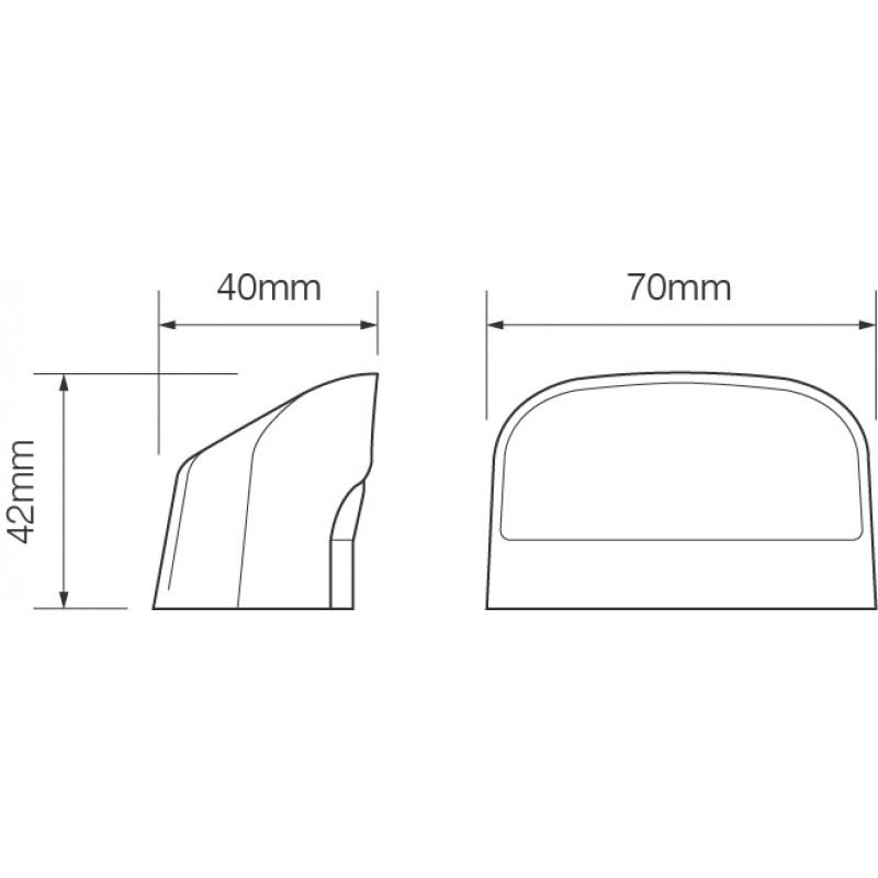 LED Nummerplade lygte i prof design. - Billede 3