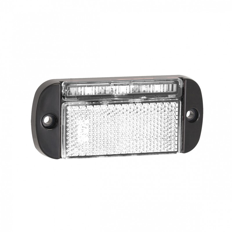 LED lavprofil front markeringslygte, sort