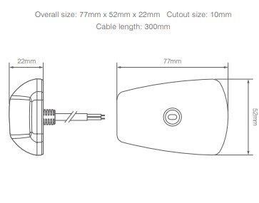 LED sæt med 2 side blinklygter orange - Billede 4