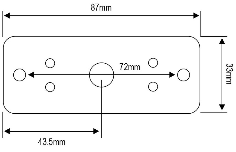 LED front og bag markeringslygte - Billede 2