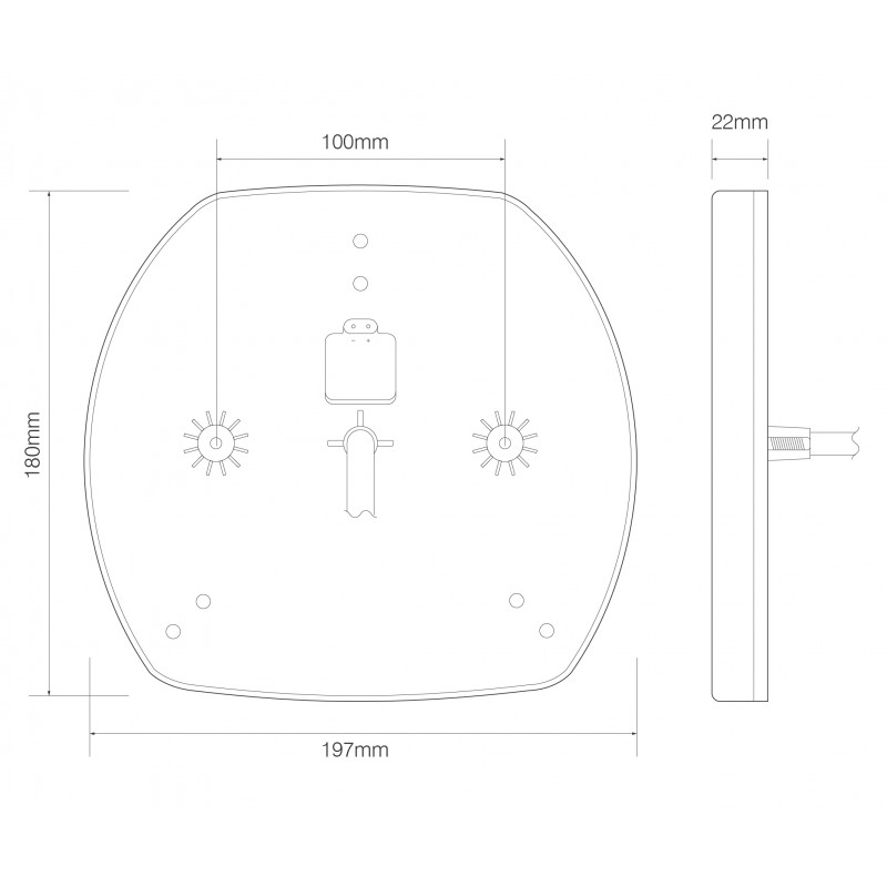 LED multifunktional lavprofil trailerbaglygte – venstre - Billede 2