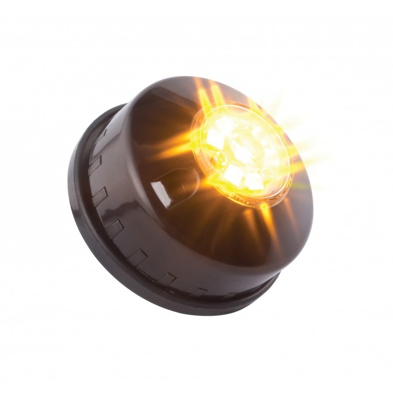 LED flash blitz lampe skjult med orange lys R10 godkendt. - Billede 2