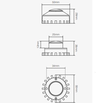 LED flash blitz lampe skjult med orange lys R10 godkendt. - Billede 5
