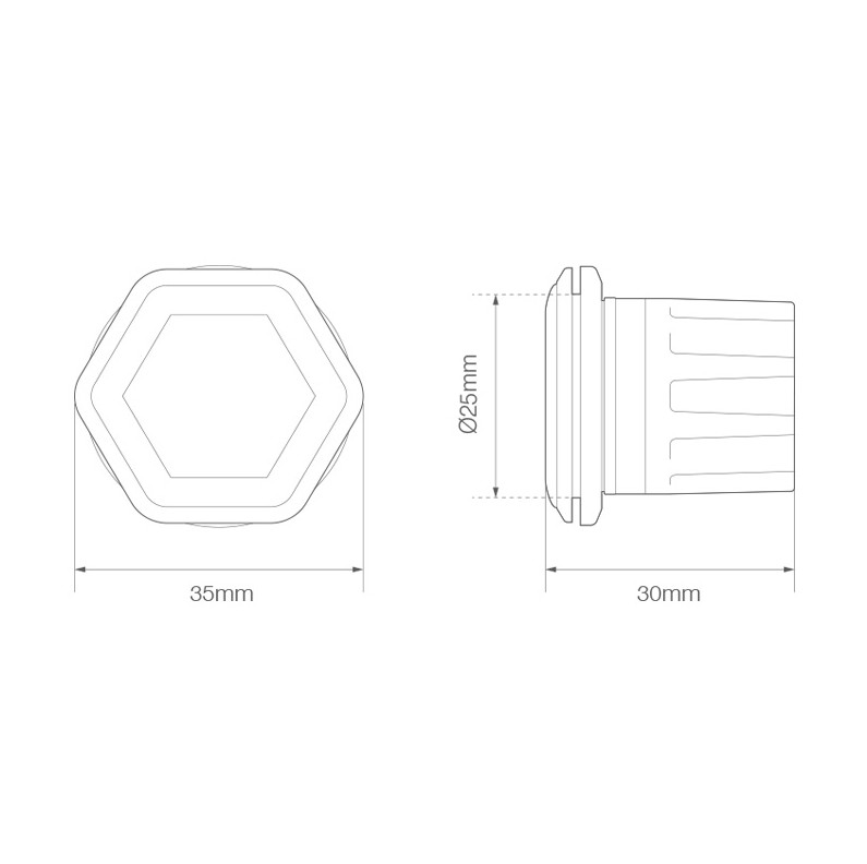 LED Flash blitz lampe R65 godkendt i diskret design - Billede 4