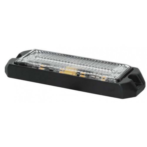LED 3 slim advarsels blitzlampe R65 Hvid/Orange