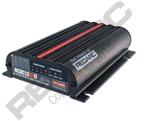 REDARC Dc-Dc step up 25A lader alle Batterityper