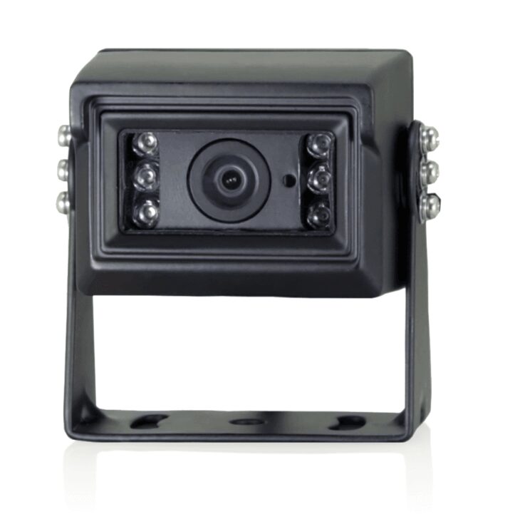Bakkamera 140°, CCD, NTSC, IR natbelysning, Audio