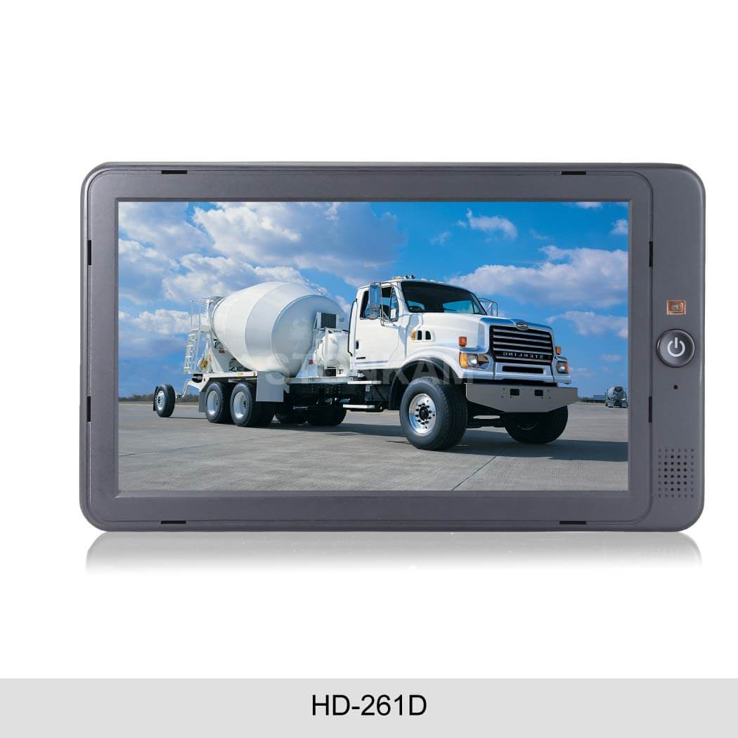 Monitor 7" HD touchscren 3 indgange med zoom - Billede 2