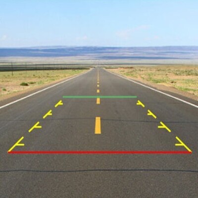 Kamera monitor 5,6" med 3 kamera indgange - Billede 3