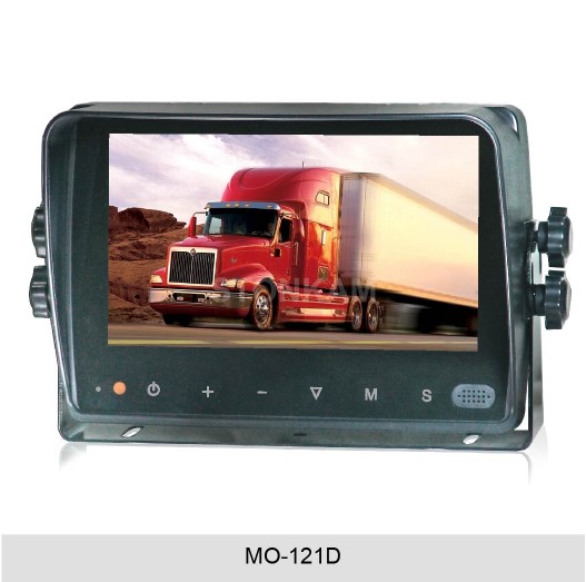 Kamera monitor 7" Touch med 3 kamera indgange