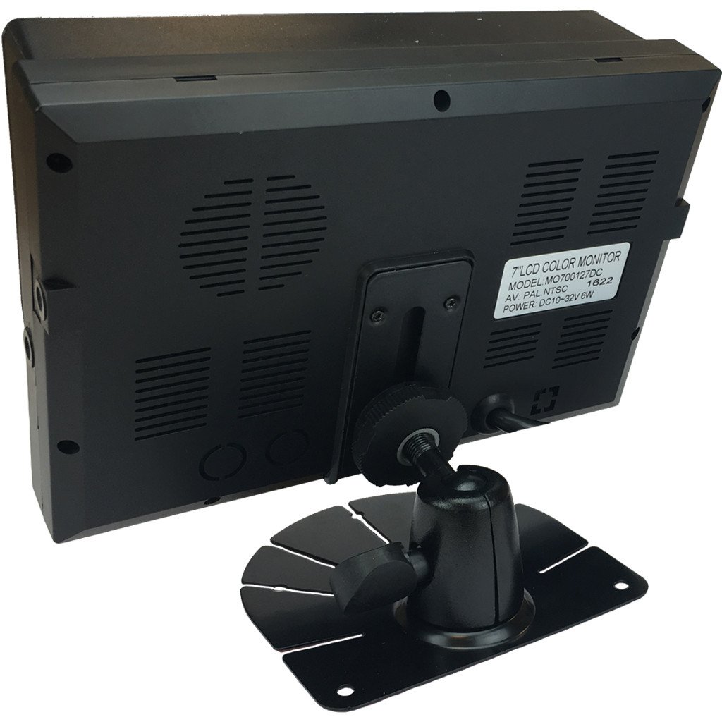 Kamera monitor 7" med 1 kamera indgang - Billede 5