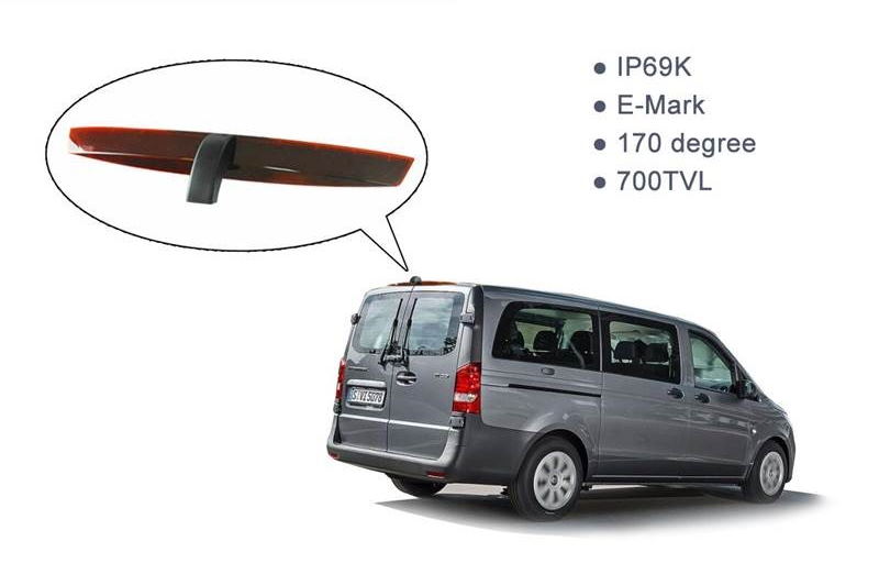 Bakkamera Mercedes Vito 2016- dobbelte bagdøre