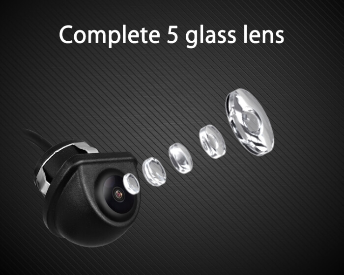 Alternative view of Bakkamera mini front/bak 170°, CMOS, NTSC