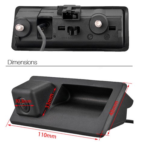 Alternative view of Bakkamera  Audi, VW, Seat, Skoda bagklap håndtag