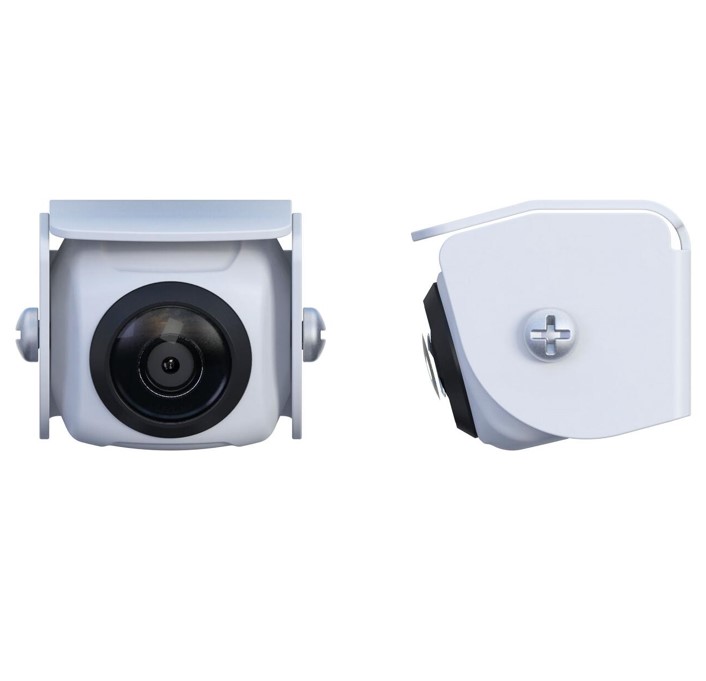 Bakkamera proff mini hvidt med visir 190° billede - Billede 3