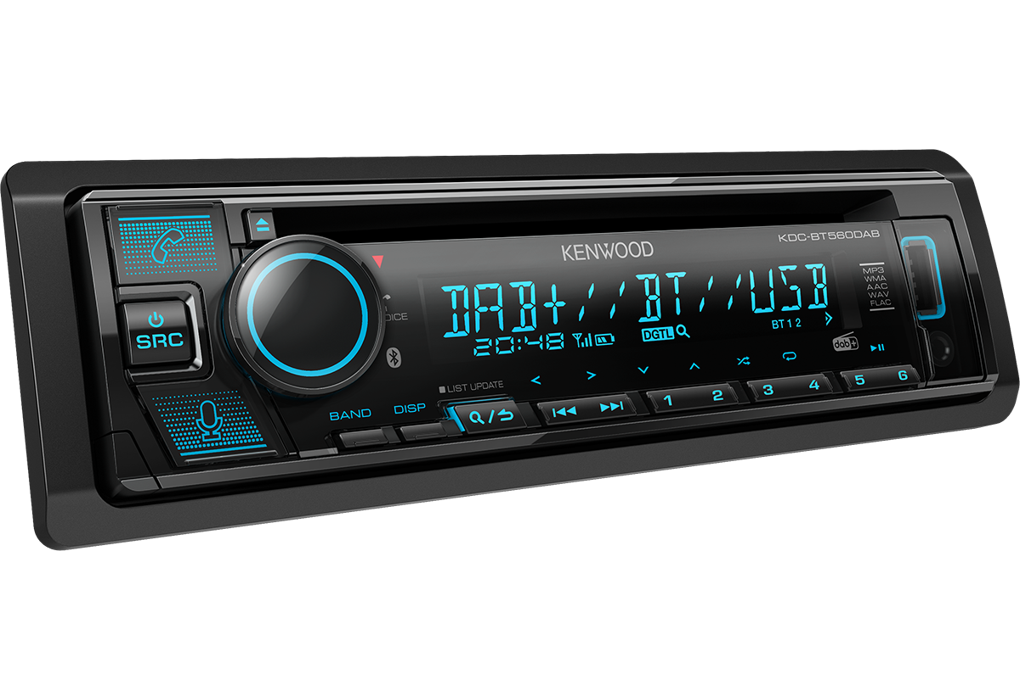 Kenwood KDC-BT560DAB bilradio inkl DAB antenne - Billede 2
