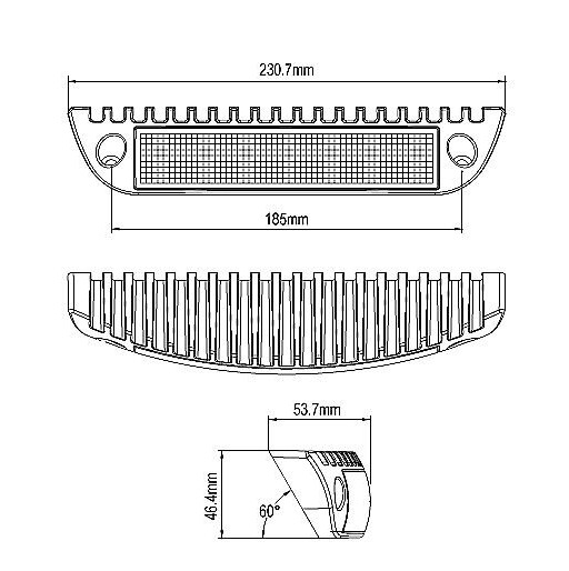 Alternative view of Led Scenelys 9" 1580LM (HVID)