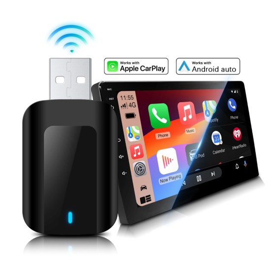 Trådløs Apple Carplay/Android Auto Dongle