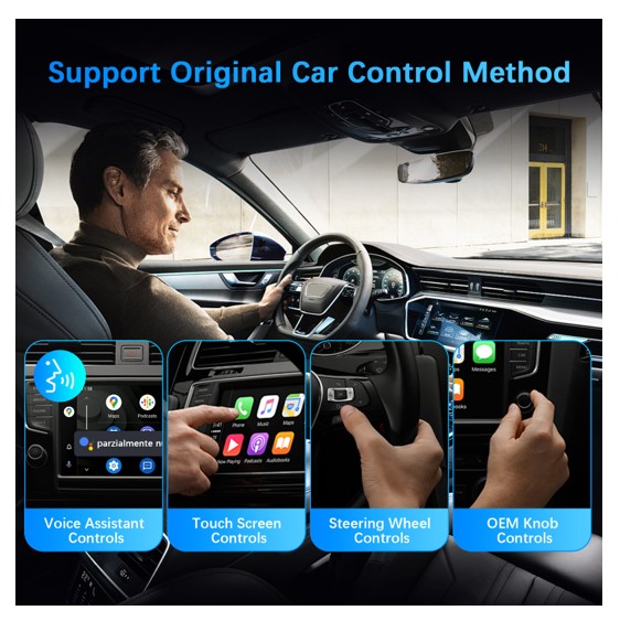 Trådløs Apple Carplay/Android Auto Dongle - Billede 4