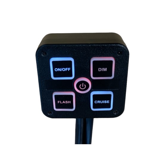 4 knaps programerbar LED mini kontrolpanel - Billede 2