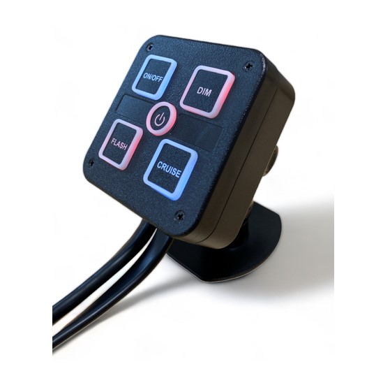 4 knaps programerbar LED mini kontrolpanel