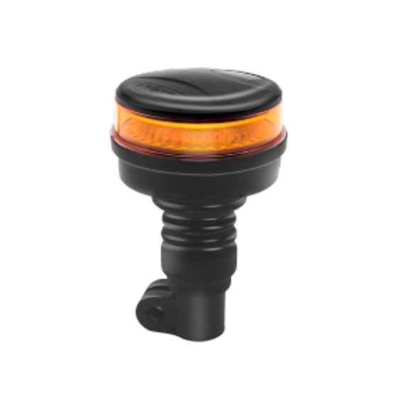 Beacon slim Flexi DIN med kontakt E mark ornage lys