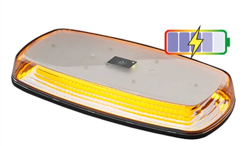 Fjernbetjent genopladelig mini Led lysbro 304mm m/magnet - Billede 2