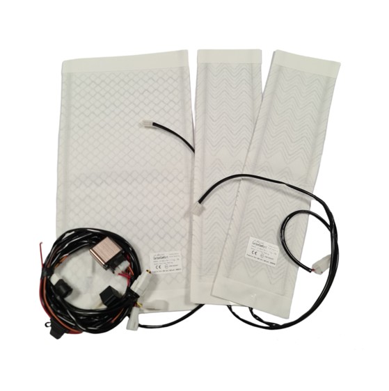 Sædevarme 3 trin med 3 elementer