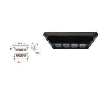 LED manøvrerings lys- scene og baklys R148 godkendt - Billede 3