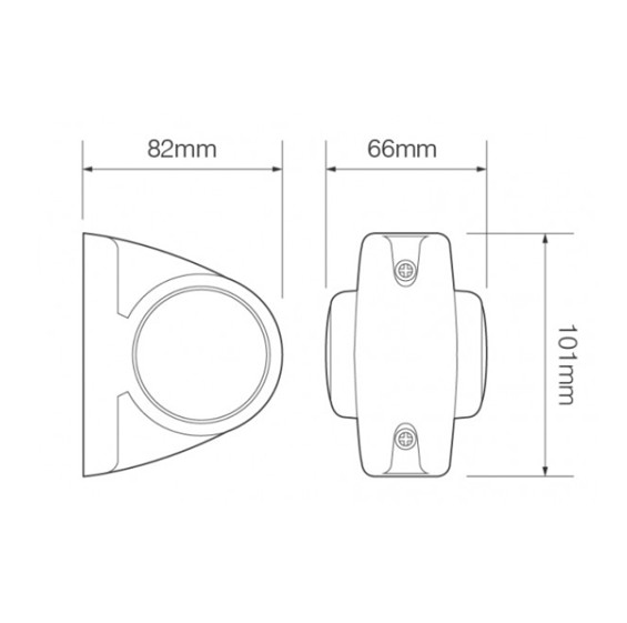 Alternative view of Led Front og bag slingrelygte