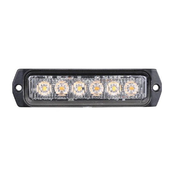 Blitz advarselslampe 6 LED Blåt lys