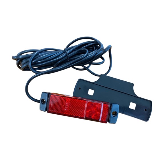 Alternative view of LED lavprofil bag markeringslygte med refleks og 5m kabel