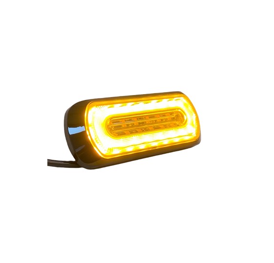 Alternative view of Kombi LED orange markering med orange blitz lampe