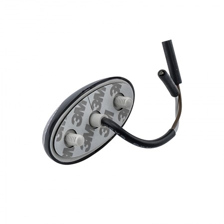 Alternative view of LED kombi front og bag markeringslygte med krom ramme