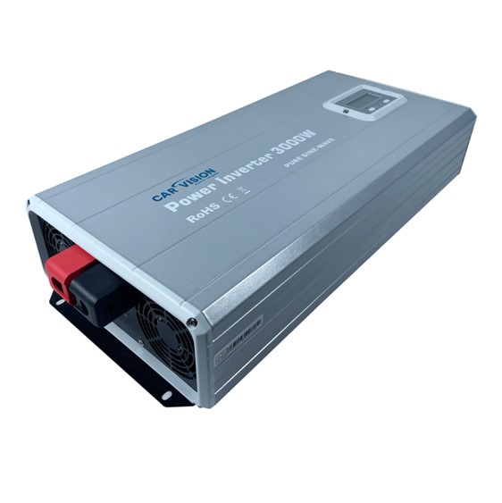 PP serie professionel 3000watt sinus inverter m. display og app