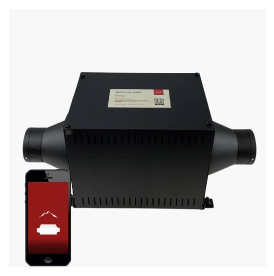 Hero Elektrisk luftvarmer 1500 watt bil & fritid drivhus