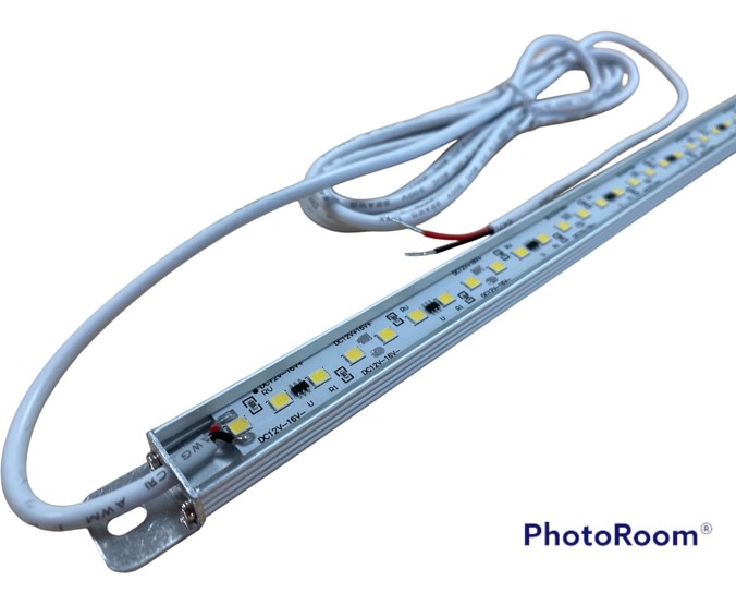 Led lysskinne 1000mm 2 m kabel under skinne udtag