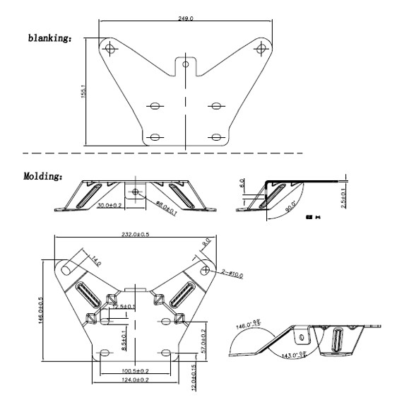 Alternative view of KL serie Led Blitz lysbar- lysbro 928 mm med natsænkning