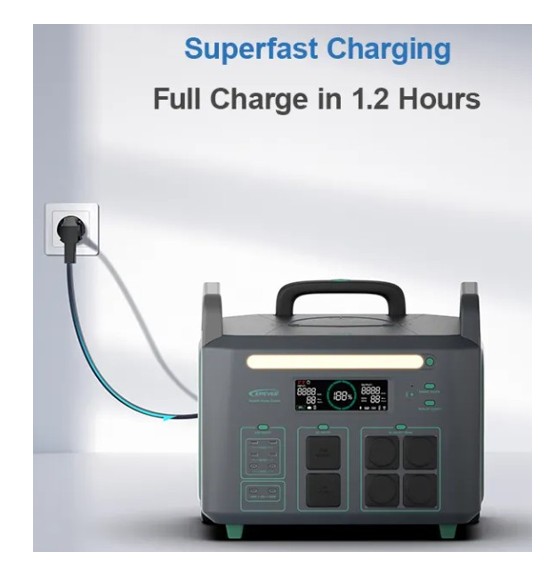 Epever ATZ3600EU Power station 3600W med 2.05KW/h batteri - Billede 5