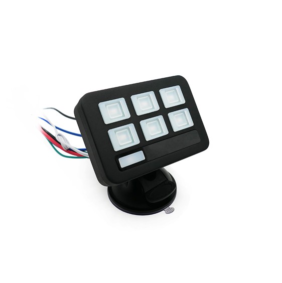 6 knaps programerbar LED controller