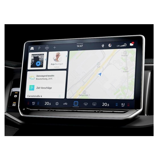 Alternative view of Bakkamera interface MIB3 (8.8">13")