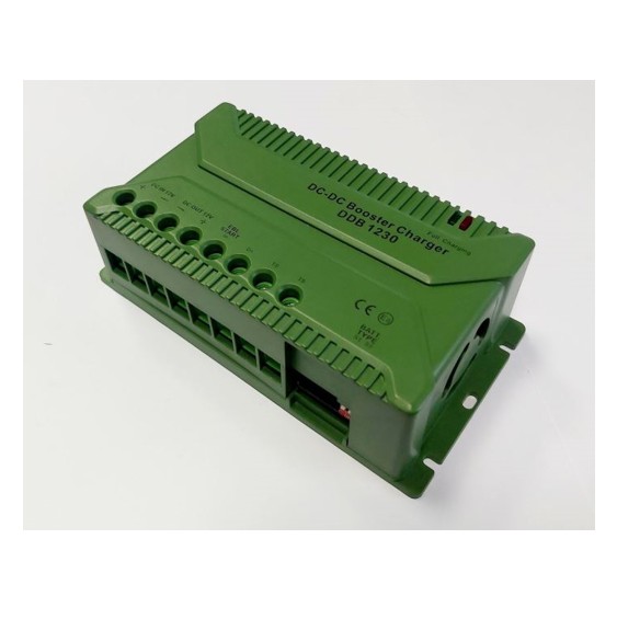 Alternative view of DC-DC step up Euro6 lader 30A batteri lader