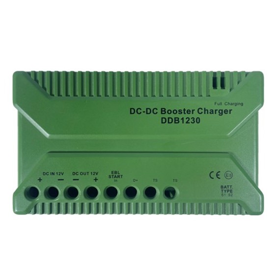 DC-DC step up Euro6 lader 30A batteri lader