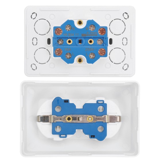 2-STIKDÅSE 4 kantet M JORD HVID - Billede 3