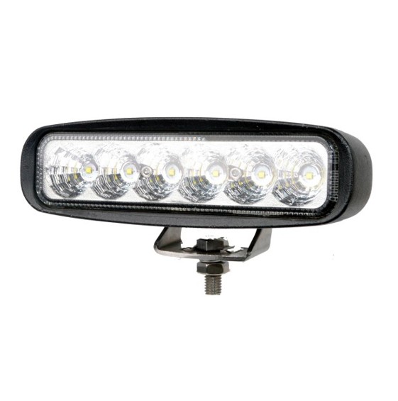 LED retangulær arbejdslys R23 baklys 2400LM